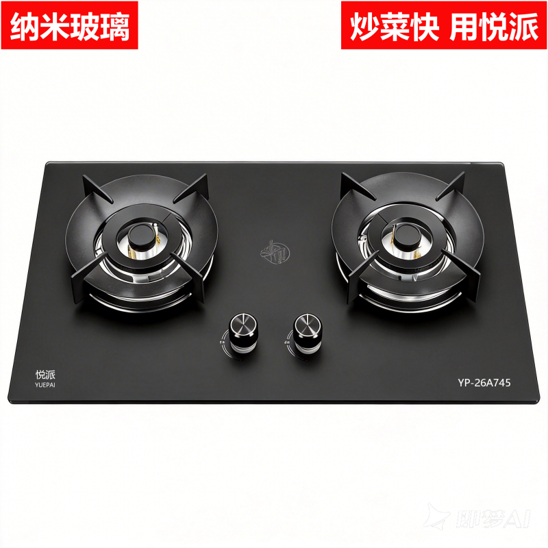 YP-26A745（猛火•纳米玻璃•畅销）二级能效/66%热效率